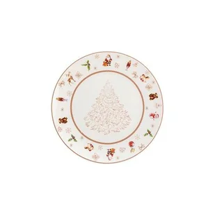 Talerz deserowy Winter Fun 19 cm świąteczny wielokolorowy - Talerze - miniaturka - grafika 1
