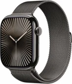 Smartwatch - Apple Watch 10 GPS + Cellular 46mm łupkowy tytan bransoleta mediolańska M/L Łupkowa - miniaturka - grafika 1