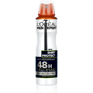 Loreal Men Expert Shirt Protect 150ml - Dezodoranty i antyperspiranty męskie - miniaturka - grafika 1