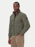 Kurtki męskie - Napapijri Kurtka bomber A-Giovi NP0A88U2 Zielony Regular Fit - miniaturka - grafika 1