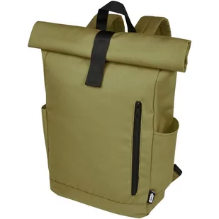 Byron plecak na laptopa 15,6 cala z tworzywa RPET z certyfikatem GRS z zawijanym zamknięciem, 18 l - Torby na laptopy - miniaturka - grafika 1