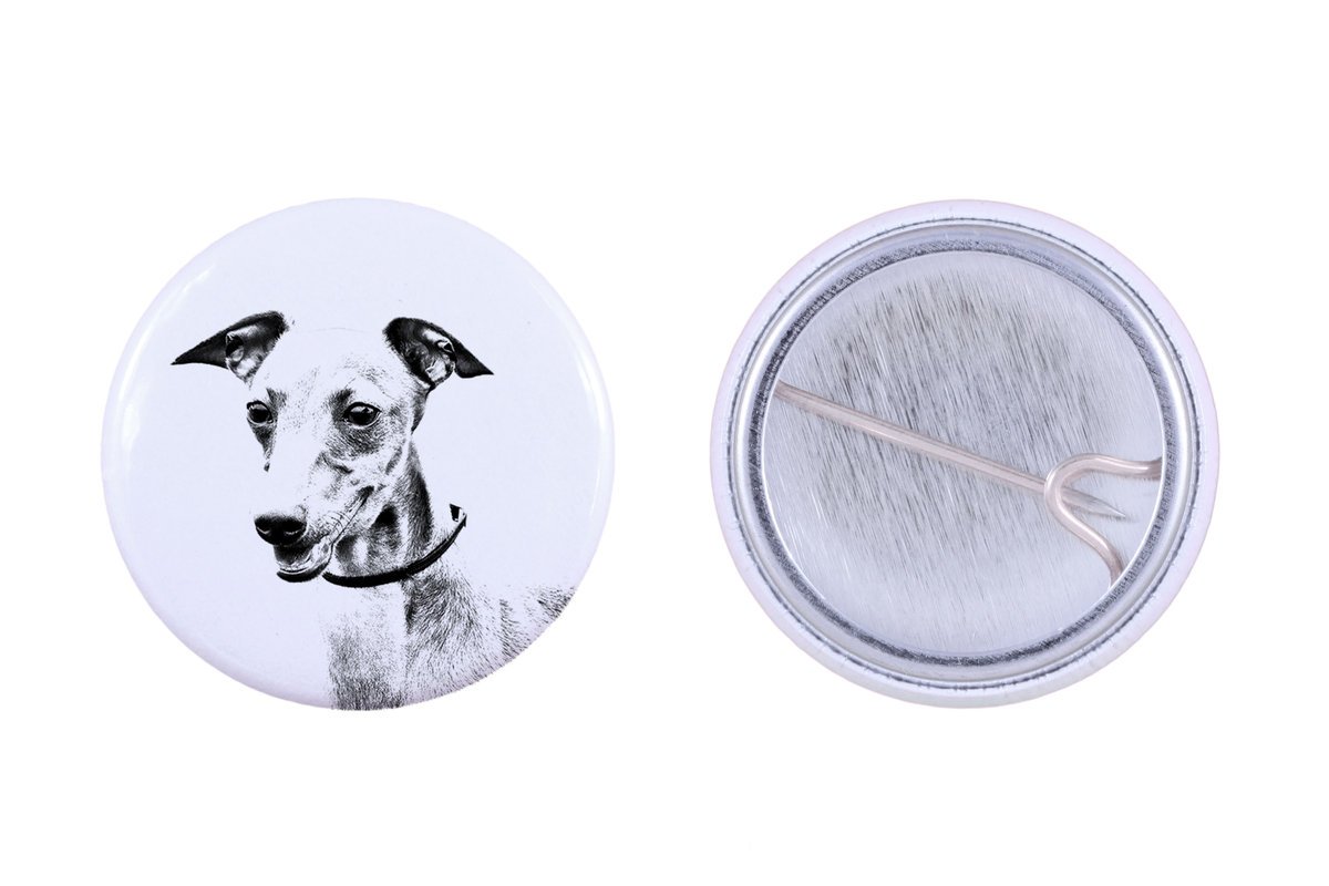 Chart afrykański, Azawakh - przypinka z twoim psem, dodaj własne foto, marka Art-Dog