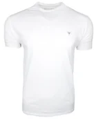 Koszulki męskie - Koszulka biała T-shirt męski Guess r.L - miniaturka - grafika 1