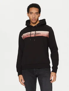Calvin Klein Bluza K10K114466 Czarny Regular Fit - Bluzy męskie - miniaturka - grafika 1