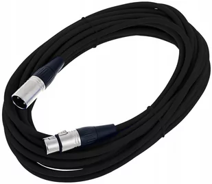 Kabel przewód mikrofonowy XLR XLR 10 m czarny The sssnake - Kable - miniaturka - grafika 1
