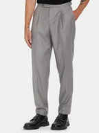 Spodnie męskie - BOSS Chinosy C-Perino 50551829 Szary Tapered Fit - miniaturka - grafika 1