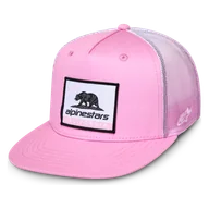 Czapki damskie - Czapka Trucker Alpinestars Cali Gradient Różowy/Złamany BiałyOnesize - miniaturka - grafika 1