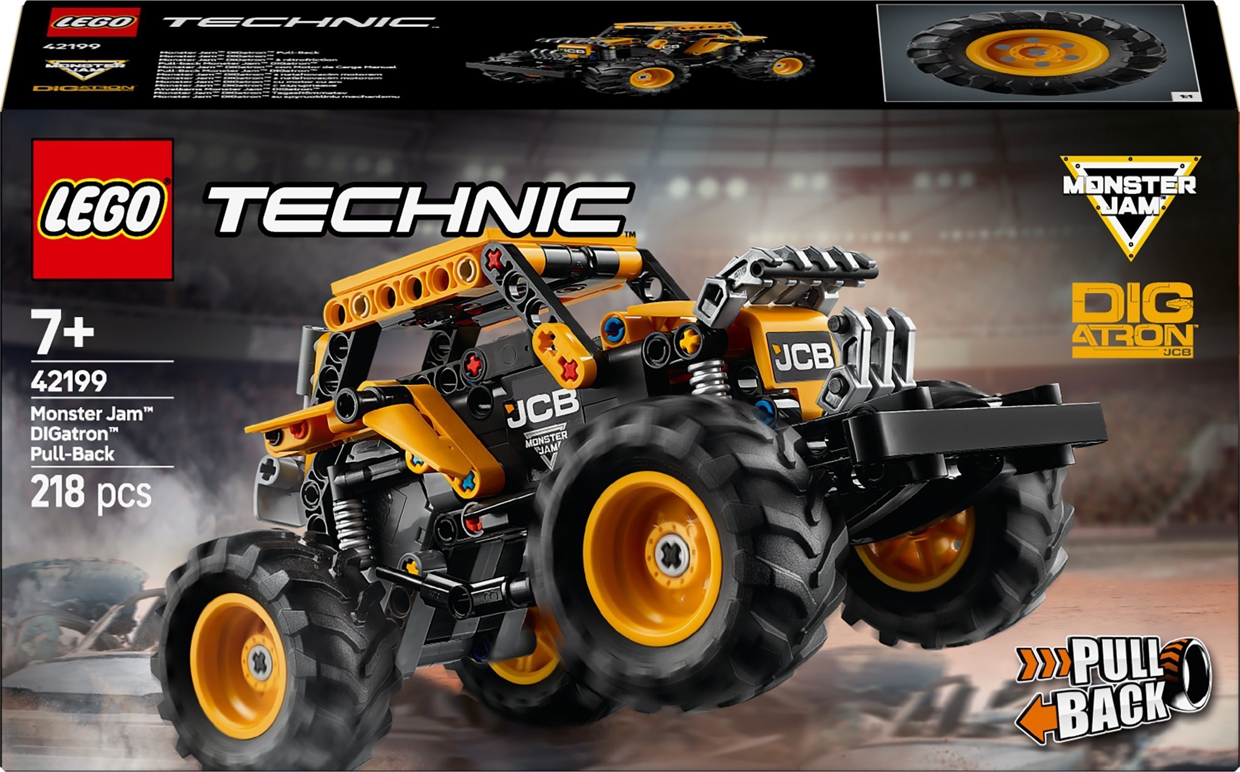 LEGO Technic Monster Jam™ DIGatron™ 4 szt. 42199