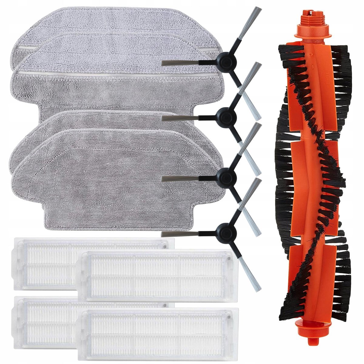 Szczotki filtry mopy do Xiaomi Vacuum Mop Pro, S10 VIOMI V2 V3 - 13 szt.