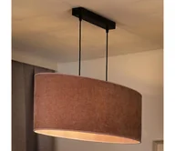 Lampy sufitowe - Duolla - Żyrandol na lince OVAL 2xE27/15W/230V różowy - miniaturka - grafika 1