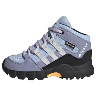 adidas Unisex Baby Terrex Mid Gore-tex Hiking Sneaker, Blue Dawn Grey One Solar Gold, 21 EU - Buty dla chłopców - miniaturka - grafika 1
