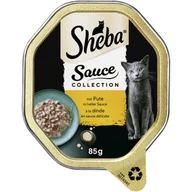 Mokra karma dla kotów - Sheba Sauce Collection 22 x 85 g Indyk, w lekkim sosie - miniaturka - grafika 1