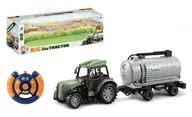 Samochody i pojazdy dla dzieci - Askato Traktor z beczkowozem 449452 - miniaturka - grafika 1