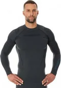 Bielizna sportowa męska - Brubeck Bluzka męska Thermo z długim rękawem, grafitowa, r. S LS13040 - miniaturka - grafika 1