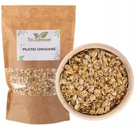 Płatki śniadaniowe i musli - PŁATKI OWSIANE 1kg naturalne zdrowe śniadanie To Zdrowe - miniaturka - grafika 1