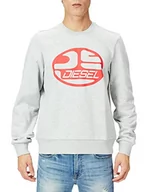 Bluzy męskie - Diesel Męska bluza z kapturem S-Gymnastik K26, 9 cb-0hayt, XXXL - miniaturka - grafika 1