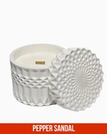 Świece - Świeca Zapachowa - Srebrna Ostoja - 220 ml - Zapach Pepper & Sandal - miniaturka - grafika 1