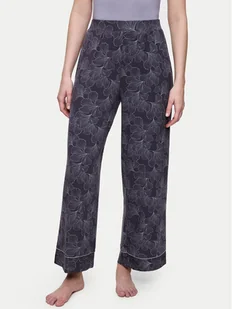 Triumph Spodnie piżamowe Aura Spotlight 10222614 Szary Relaxed Fit - Piżamy damskie - miniaturka - grafika 1
