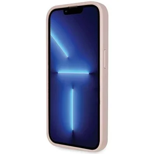 Etui Guess GUHCP14LP4TDSCPP na iPhone 14 Pro - różowe Crossbody 4G Metal Logo - Etui i futerały do telefonów - miniaturka - grafika 5