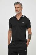 Koszulki męskie - Lacoste polo męski kolor czarny z aplikacją - miniaturka - grafika 1