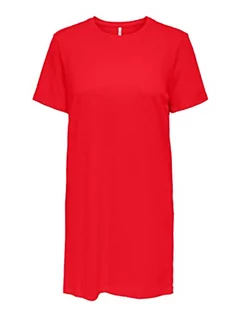 Sukienki - ONLY Women's ONLMAY S/S June Dress Box JRS, sukienka High Risk Red, XS, czerwony (high risk red), XS - grafika 1