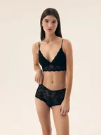 Majtki damskie - Majtki typu szorty Sydney Bloovii czarny S - miniaturka - grafika 1