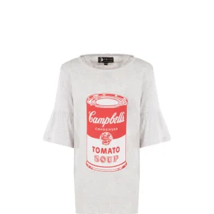Pepe Jeans London T-shirt JASMINE Andy Warhol | Regular Fit - Bluzy dla dziewczynek - miniaturka - grafika 1