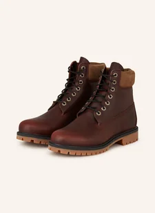 Timberland Botki Sznurowane Premium 6 Inch rot - Botki damskie - miniaturka - grafika 1