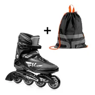 Rolki - Fila rolki Legacy Comp Black/Grey 44 - miniaturka - grafika 1