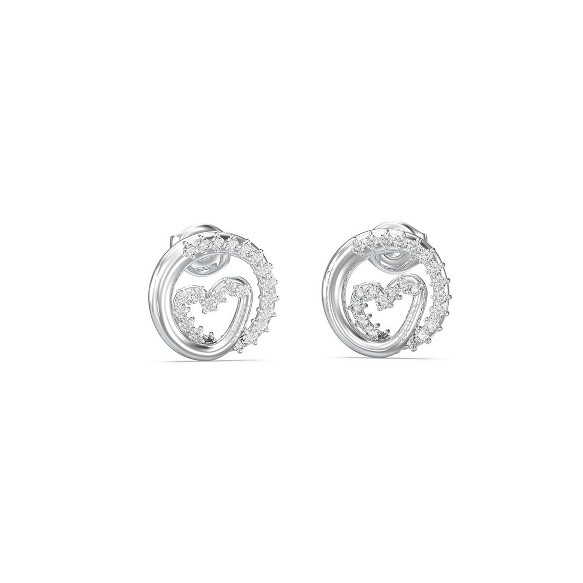 Kolczyki Damskie Guess JUBE05528JWRHT-U Srebrzysty
