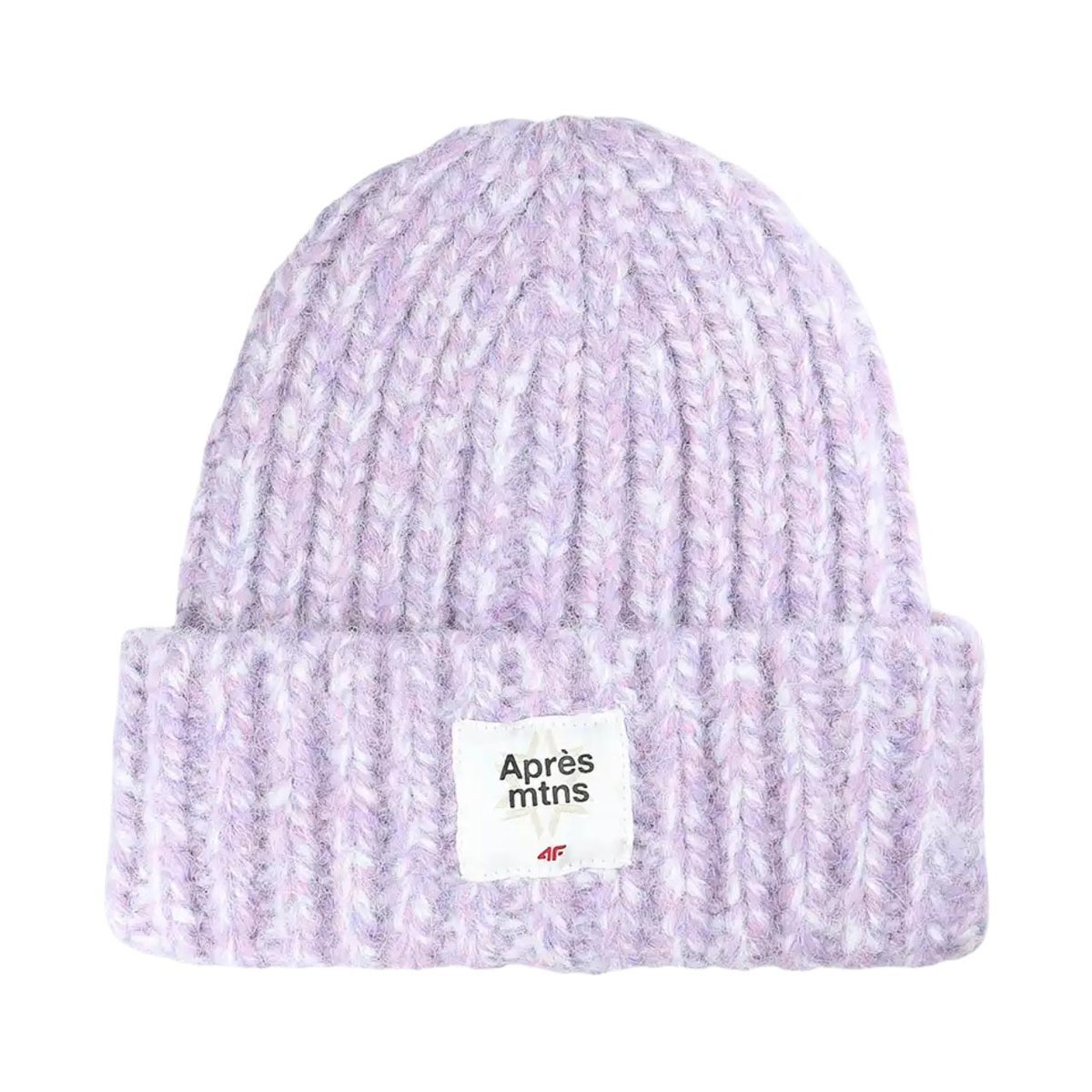 Czapka damska 4F F572 fiolet melanż 4FWAW25ACAPF572 51M