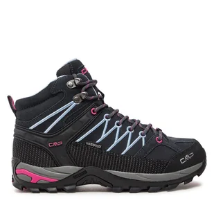 Trekkingi CMP Rigel Mid Wmn Wp 3Q12946 Granatowy - Buty trekkingowe damskie - miniaturka - grafika 1