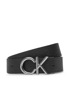 Calvin Klein Pasek Męski Ck Hallmark Logo 35Mm Adj LV04D7035G Czarny - Paski - miniaturka - grafika 1