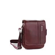 Torby męskie - Roncato Panama DLX, Utility Bag z klapą dla mężczyzn S bordowy - miniaturka - grafika 1