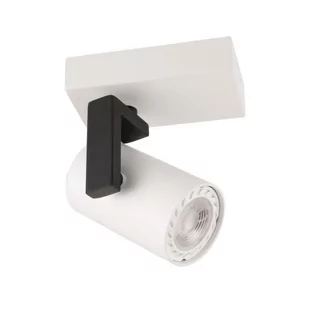 Italux Spot LAMPA sufitowa MOLA SPL-2846-1 WH metalowa OPRAWA regulowany reflektorek biały czarny SPL-2846-1 WH - Lampy sufitowe - miniaturka - grafika 1