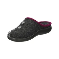 Kapcie damskie - Rohde damskie kapcie domowe Bari, rozmiar:42 EU, kolor:Szary - miniaturka - grafika 1