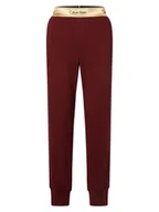 Spodnie damskie - Calvin Klein Damskie spodnie od piżamy Kobiety czerwony jednolity, XS - miniaturka - grafika 1