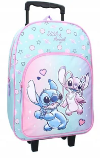 Lilo I Stich Walizkana Kółkach Plecak Szelki Do Szkoły Dla Dzieci - Walizki - miniaturka - grafika 1