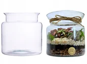 Wazony i flakony - Słoik dla LASU W SŁOIKU słój las w szkle wazon dekoracja H:15cm D:15cm - miniaturka - grafika 1