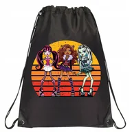 Torby szkolne - P150 PLECAK WOREK NA BUTY TORNISTER MONSTER HIGH PREZENT JAKOŚĆ - miniaturka - grafika 1