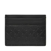 Etui na dokumenty i karty - Etui na karty kredytowe Calvin Klein Embossed Emblem Card Case LV04D1128G Czarny - miniaturka - grafika 1