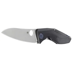 Nóż składany Spyderco Drunken Carbon Fiber / Titanium, Satin CPM S90V Plain by Dmitry Sinkevich (C235CFTIP) - Noże - miniaturka - grafika 2
