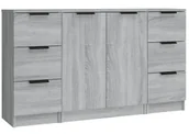 Komody - Komoda z 6 szufladami do sypialni szary dąb sonoma M8-W21 - miniaturka - grafika 1