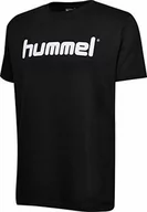 Koszulki męskie - Hummel Hmlgo Cotton koszulka męska z logo czarny czarny X-L 203513-2001 - miniaturka - grafika 1