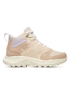 Buty trekkingowe damskie - Merrell Skórzane botki turystyczne "Tempo Sol Mid" w kolorze jasnobrązowym - miniaturka - grafika 1