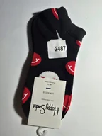 Skarpetki męskie - Kolorowe skarpety Happy Socks stopki unisex rozmiar 36-40 (2487) - miniaturka - grafika 1