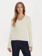 Swetry damskie - Morgan Sweter 212-MOOVE Écru Regular Fit - miniaturka - grafika 1