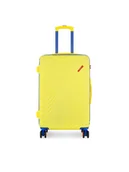 Nerki - Semi Line Walizka średnia T5934-2 Żółty - miniaturka - grafika 1