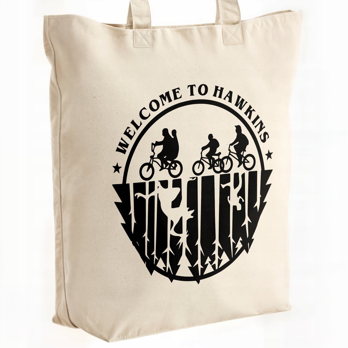 Torba bawełniana Premium Stranger Things Eleven Hawkins Dla Fanów Serialu