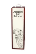 Zestawy upominkowe - Chesapeake Bay Retriever - pudełko na wino z psem, pudełko na alkohol z grafiką, personalizowane pudełko na prezent marki Art-Dog - miniaturka - grafika 1